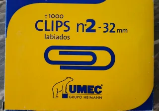 Clips Plateados Labiados N°2 32mm