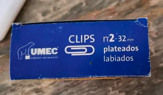 Clips Plateados Labiados N°2 32mm
