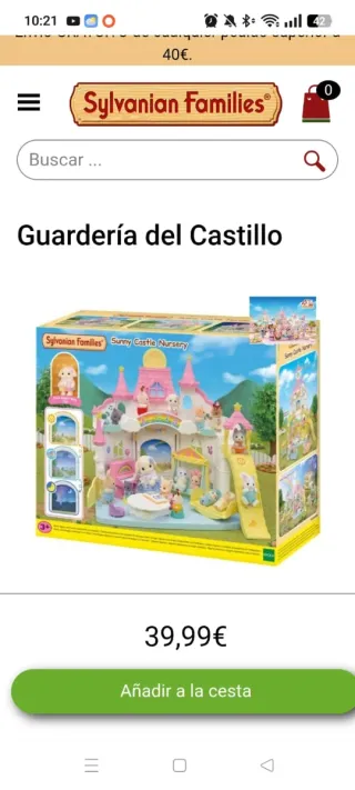 Guardería del Castillo de Sylvanian Families