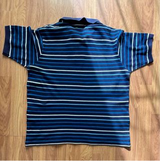Polo Lacoste Rayas Azul y Blanco Talla L