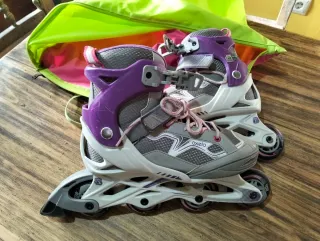 Patines en línea Oxelo Talla 35-38 + Bolso
