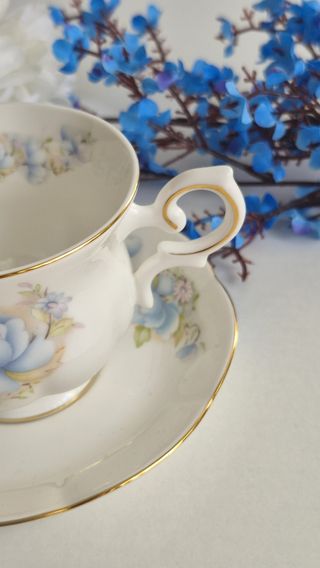 Taza y platillo porcelana inglesa