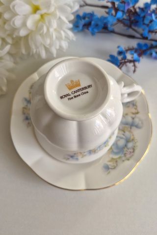 Taza y platillo porcelana inglesa