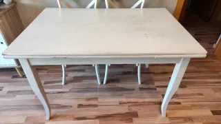 Pack 4 Sillas Maisons du Monde y mesa regalo