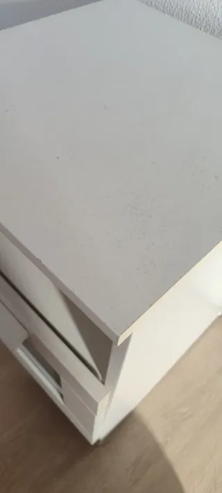 Mesita Ikea Brimnes Blanca