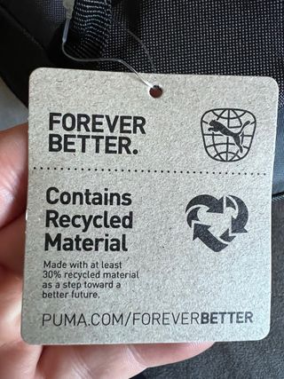 Mochila Puma Rise Negra Gris Nueva