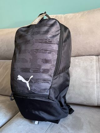 Mochila Puma Rise Negra Gris Nueva