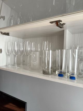 Set Copas y Vasos de Cristal