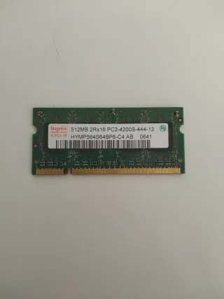 Módulos Memoria RAM 512MB Hynix Samsung