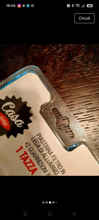 Ricambio filtro moka Casa Coop 1 tazza