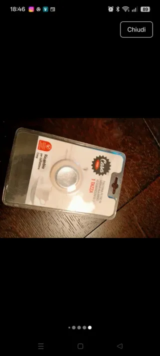 Ricambio filtro moka Casa Coop 1 tazza