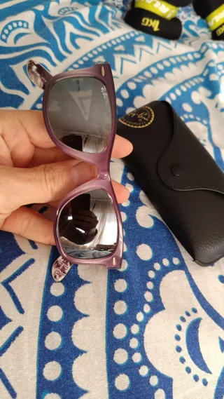 Gafas de sol Ray-Ban Wayfarer Morado/Negro