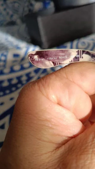 Gafas de sol Ray-Ban Wayfarer Morado/Negro