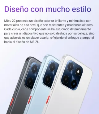 Smartphone 80€ Nuevos a Estrenar Azul y Blanco