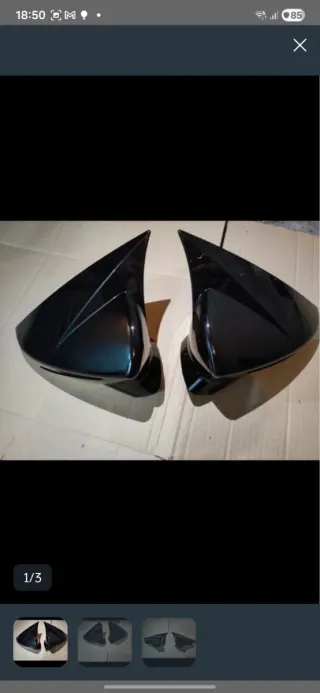 Carcasas Retrovisores Seat Leon MK3 Negro