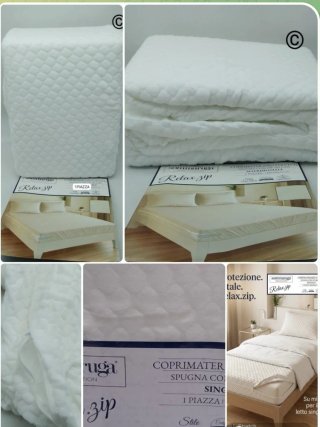 Coprimaterasso singolo con zip