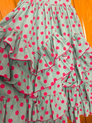 Vestido Flamenca Niña Lunares