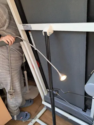 Lamparita flexo de mesa metal