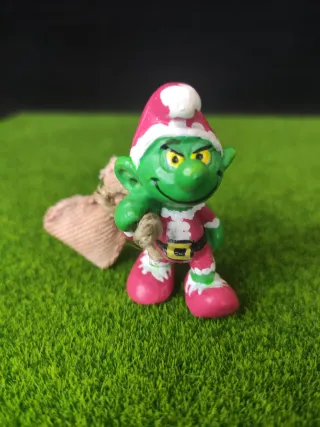 Pitufo Puffo Grinch Babbo Natale Custom