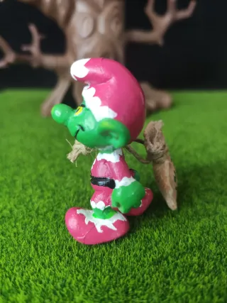 Pitufo Puffo Grinch Babbo Natale Custom
