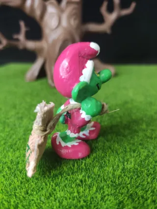 Pitufo Puffo Grinch Babbo Natale Custom