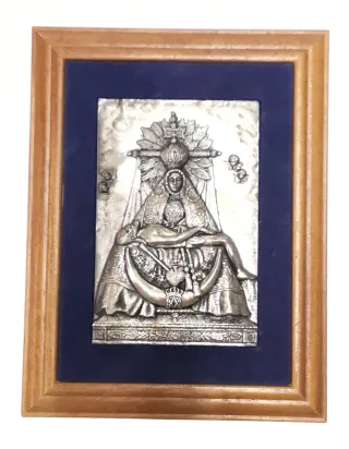 Cuadro metálico en relieve Virgen de las Angustias