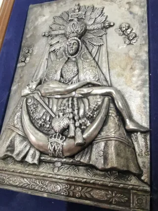 Cuadro metálico en relieve Virgen de las Angustias
