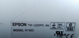 Impresora Epson TM-U220PD M188 Matricial
