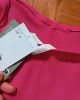 Vestito midi H&M fucsia - con etichetta