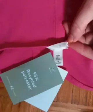 Vestito midi H&M fucsia - con etichetta