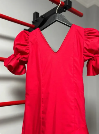 Traje Flamenca Niña Rojo