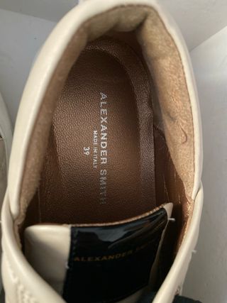 Alexander Smith London Tenis beige/blanco
