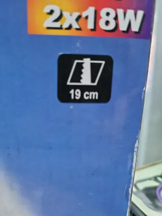 3x Downlight Cuadrado 2x18W