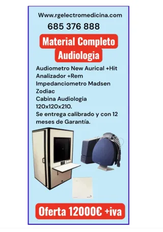 Material Completo para Centro de Audiologia