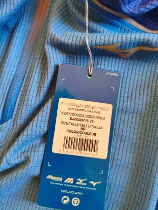 Maglia sportiva Mizuno blu