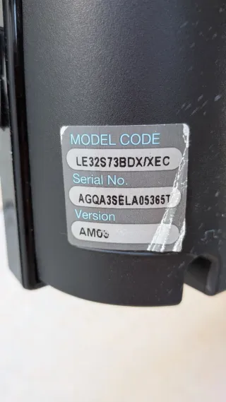 Televisión Samsung 32" HD DNIE DVB SRS TRUSURROUND