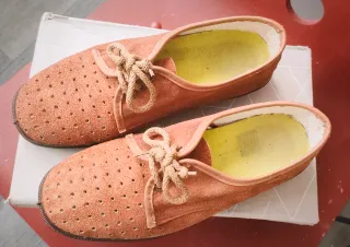 Zapatos de piel de serraje Talla 40