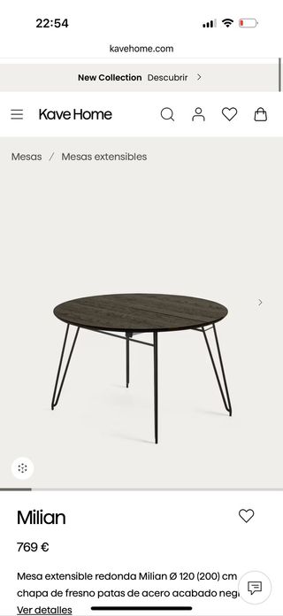 Mesa de reuniones o comedor