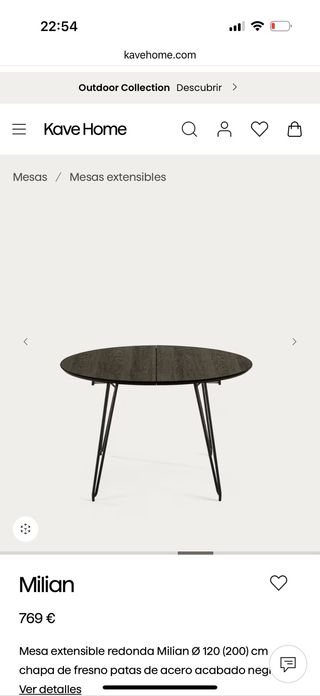 Mesa de reuniones o comedor