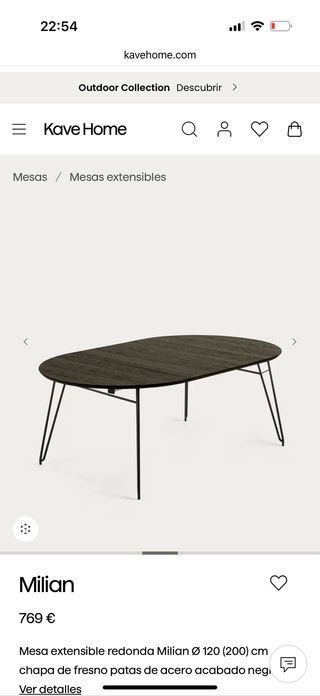 Mesa de reuniones o comedor