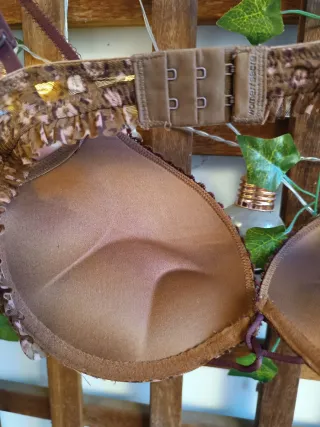 Sujetador estampado leopardo