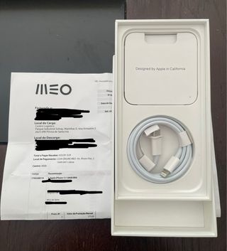 iPhone 13 Branco 128GB Caixa Acessórios