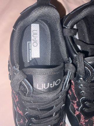 Liu Jo Sneakers Nere Leopardate Glitter