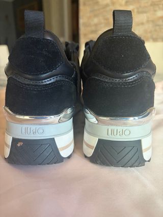 Liu Jo Sneakers Nere Leopardate Glitter