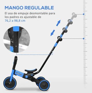 Triciclo Evolutivo Azul 18-72 Meses