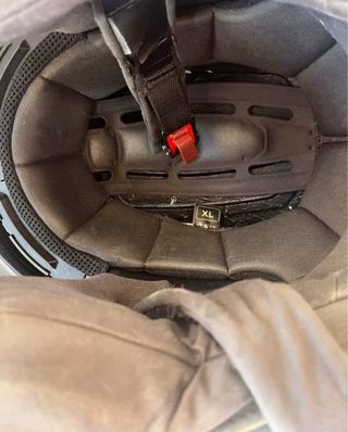 Casco Scorpion Moto Negro y Rojo