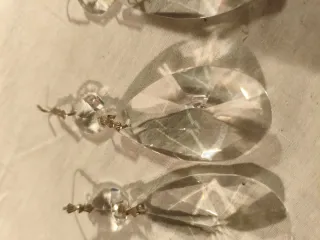 Lote 4 Cristales Lágrima Facetada Lámpara