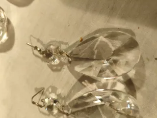 Lote 4 Cristales Lágrima Facetada Lámpara