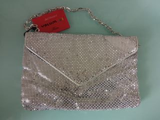 Bolso de fiesta plateado