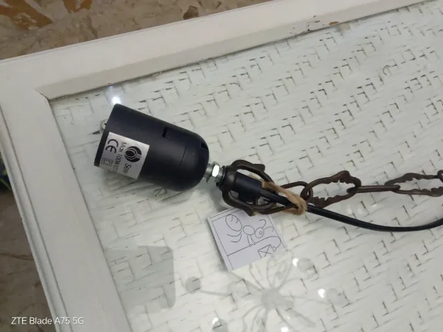 CATENA PER LAMPADARIO CABLATO in METALLO OTTONE